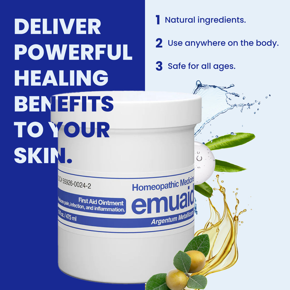 unguento naturale curativo per la pelle