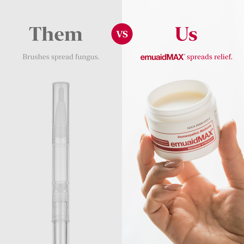 EMUAIDMAX per i funghi delle unghie - Sollievo ad azione rapida EMUAIDMAX per i funghi delle unghie - Sollievo ad azione rapida