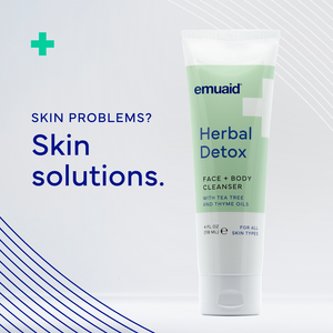Detergente viso e corpo detox alle erbe con oli di tea tree e timo
