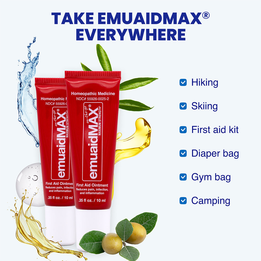 emuaidmax tubi per pomate di pronto soccorso con elementi vegetali e casi d'uso