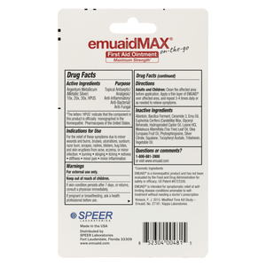 emuaidmax unguento di pronto soccorso retroetichetta