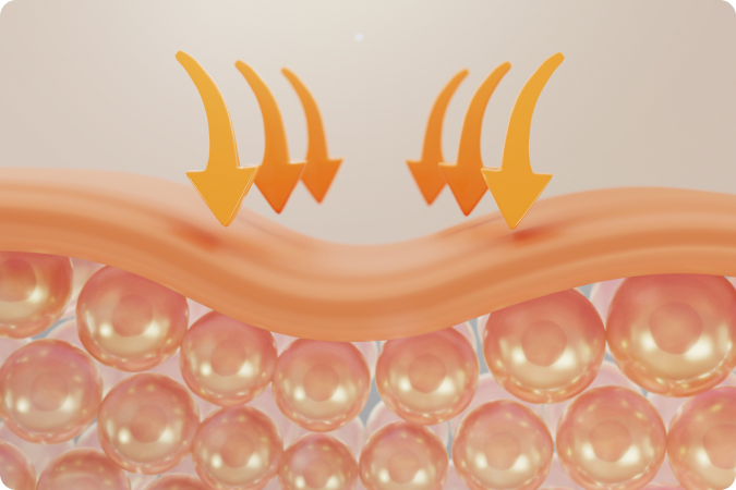 Penetra in profondità nella pelle