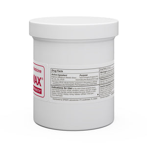 vasetto di unguento antimicrobico all'argento