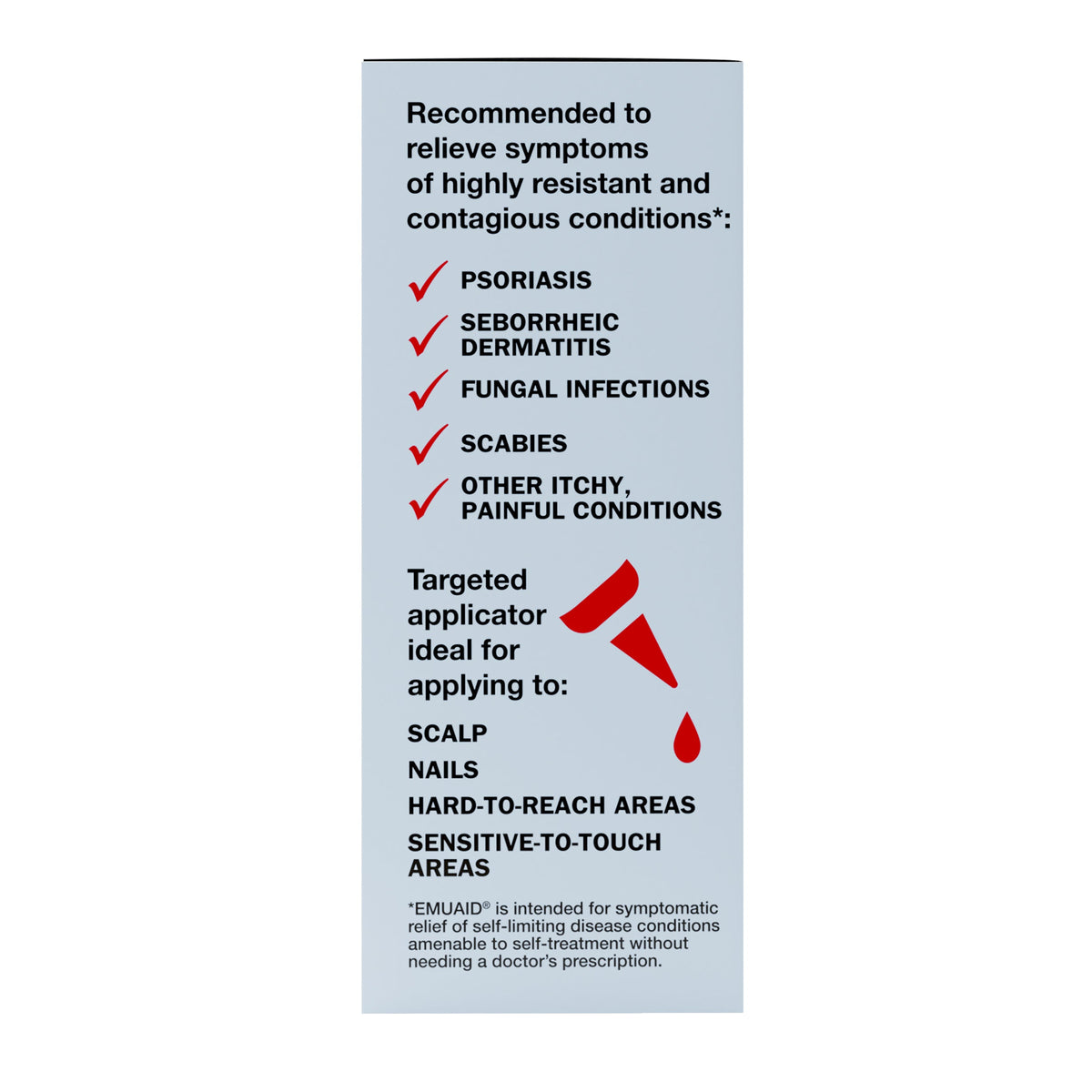 istruzioni per l'uso dell'applicatore per il sollievo delle condizioni della pelle