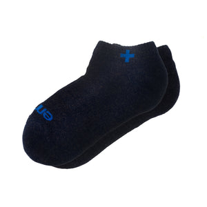 Un'immagine di Emuaid Ionic Silver Socks con logo blu