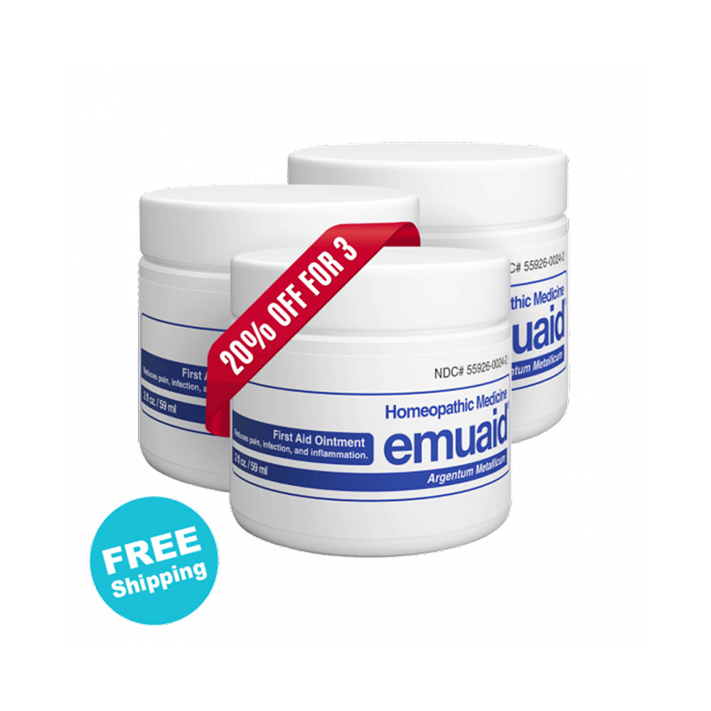 EMUAID® Unguento di primo soccorso x3 Bundle of 2oz 20% OFF + Spedizione GRATUITA